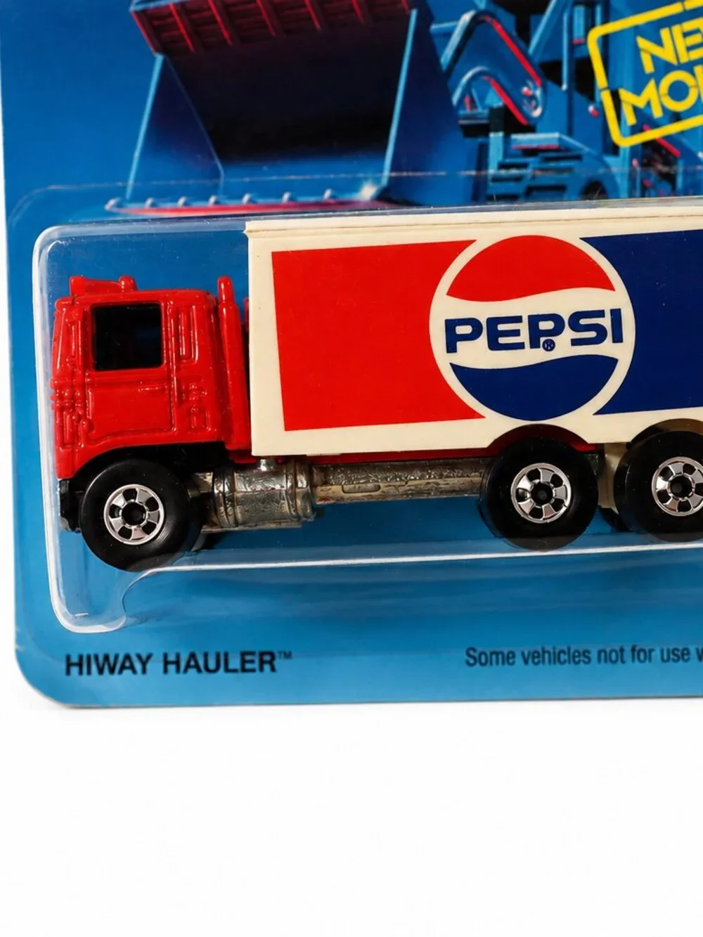 Hot Wheels Workhorses Pepsi Hiway Hauler Die-Cast Truck on Card 1989 Mattel